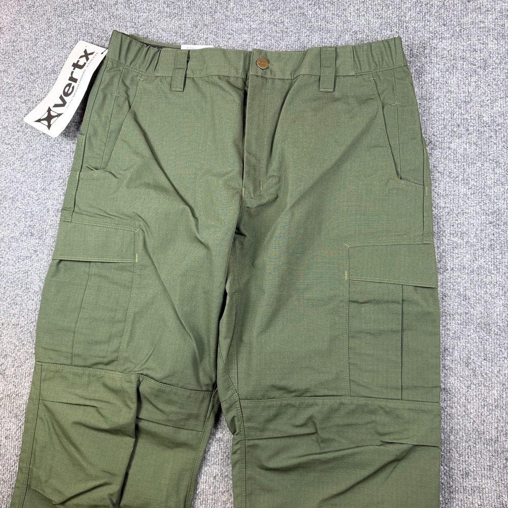 Vertx Pants Mens 36x30 Green X1 VTXRDP Ripstop Tactical Cargo Military NEW NWT - Picture 6 of 7